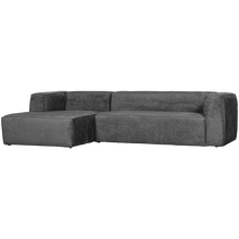 Load image into Gallery viewer, BEAN CORNER SOFA LEFT STRUCTURE VELVET CLOUD SKY