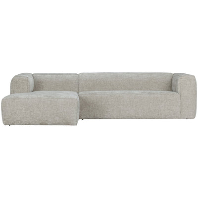 BEAN CORNER SOFA LEFT CHUNKY MELANGE NATURAL
