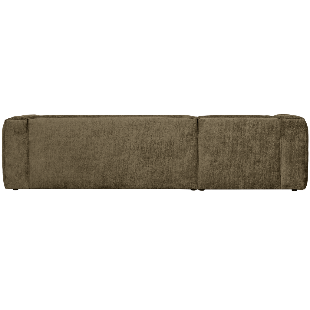 BEAN CORNER SOFA LEFT STRUCTURE VELVET MOSS