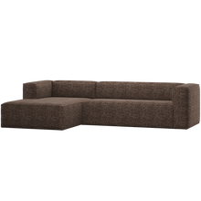 Laden Sie das Bild in den Galerie-Viewer, BEAN CORNER SOFA LEFT BROWN MELANGE