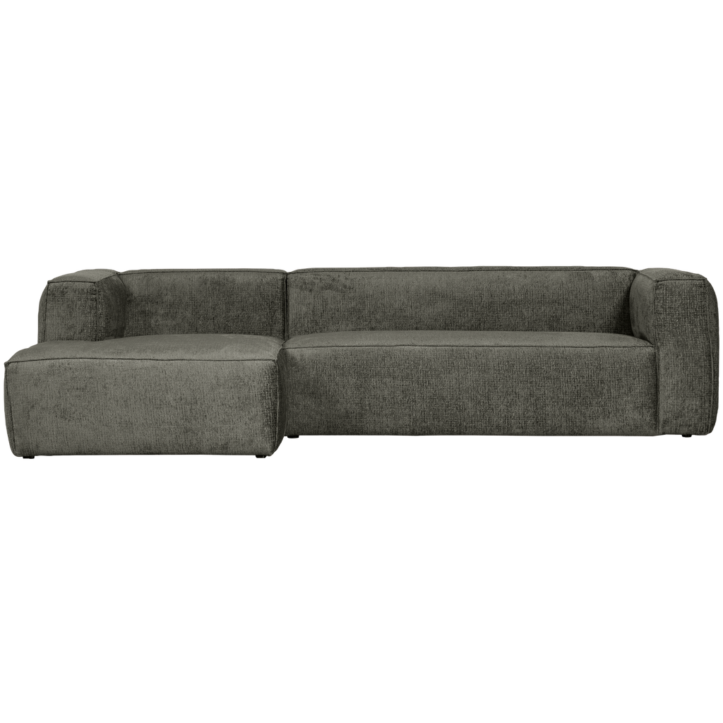 BEAN CORNER SOFA LEFT STRUCTURE VELVET WATERPLANT