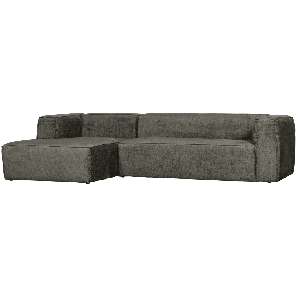 BEAN CORNER SOFA LEFT STRUCTURE VELVET WATERPLANT