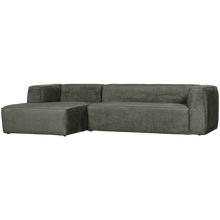 Load image into Gallery viewer, BEAN CORNER SOFA LEFT STRUCTURE VELVET WATERPLANT