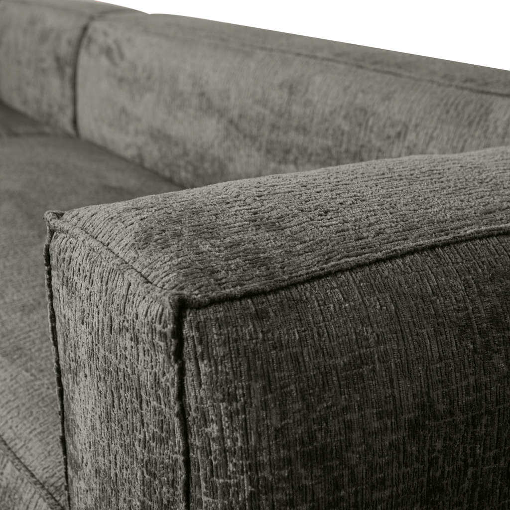BEAN CORNER SOFA LEFT STRUCTURE VELVET WATERPLANT