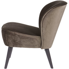 Laden Sie das Bild in den Galerie-Viewer, SARA ARMCHAIR VELVET WARM GREEN
