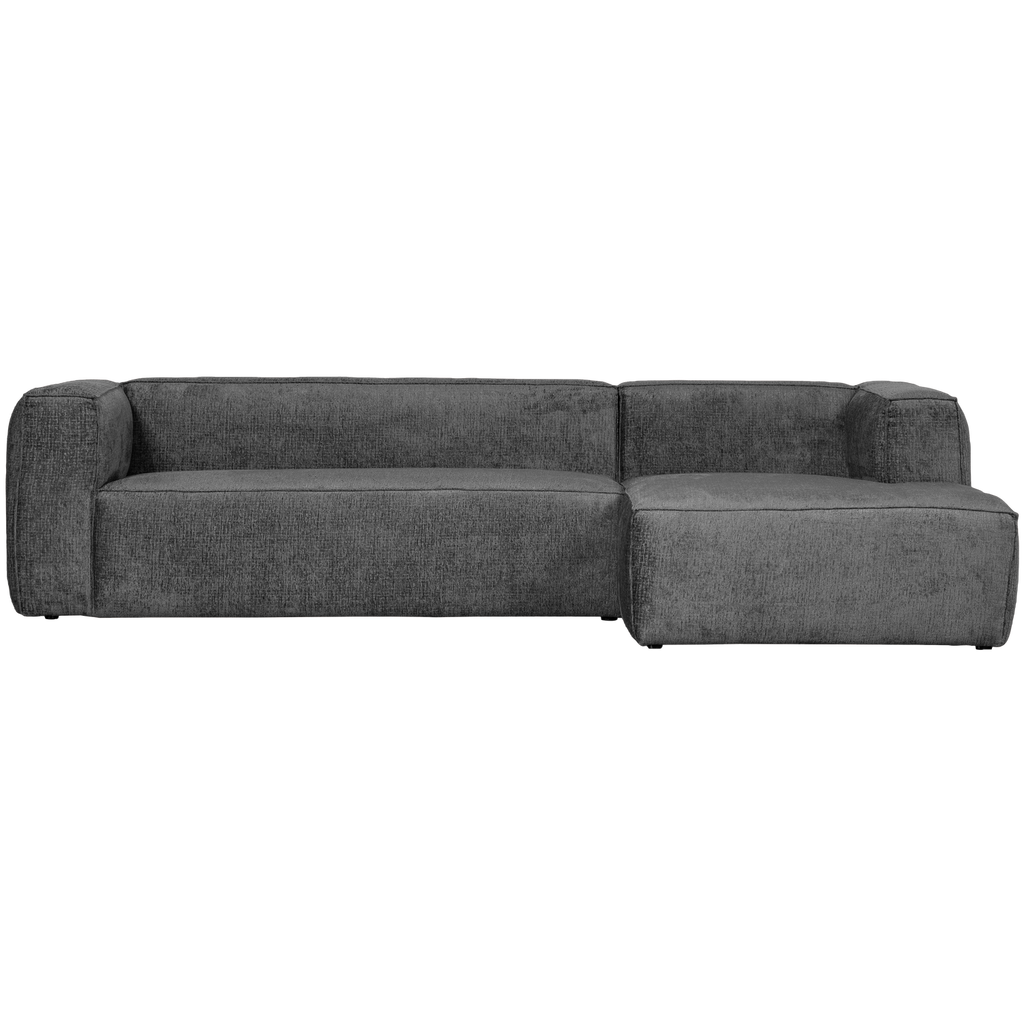 BEAN CORNER SOFA RIGHT STRUCTURE VELVET CLOUD SKY