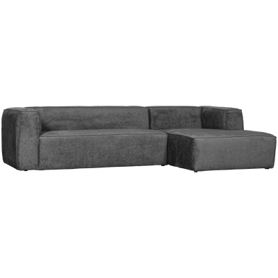 BEAN CORNER SOFA RIGHT STRUCTURE VELVET CLOUD SKY