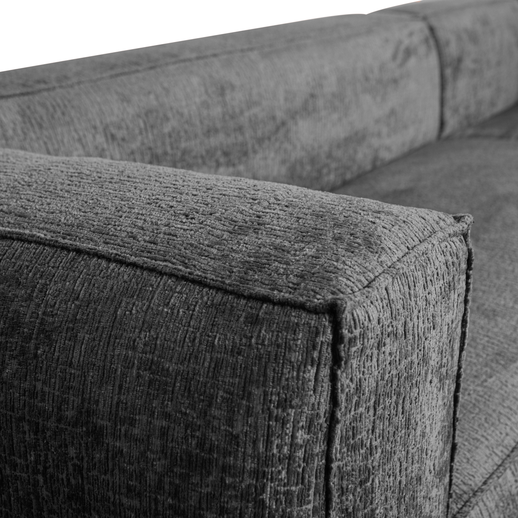 BEAN CORNER SOFA RIGHT STRUCTURE VELVET CLOUD SKY