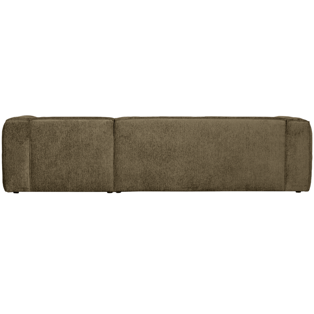 BEAN CORNER SOFA RIGHT STRUCTURE VELVET MOSS