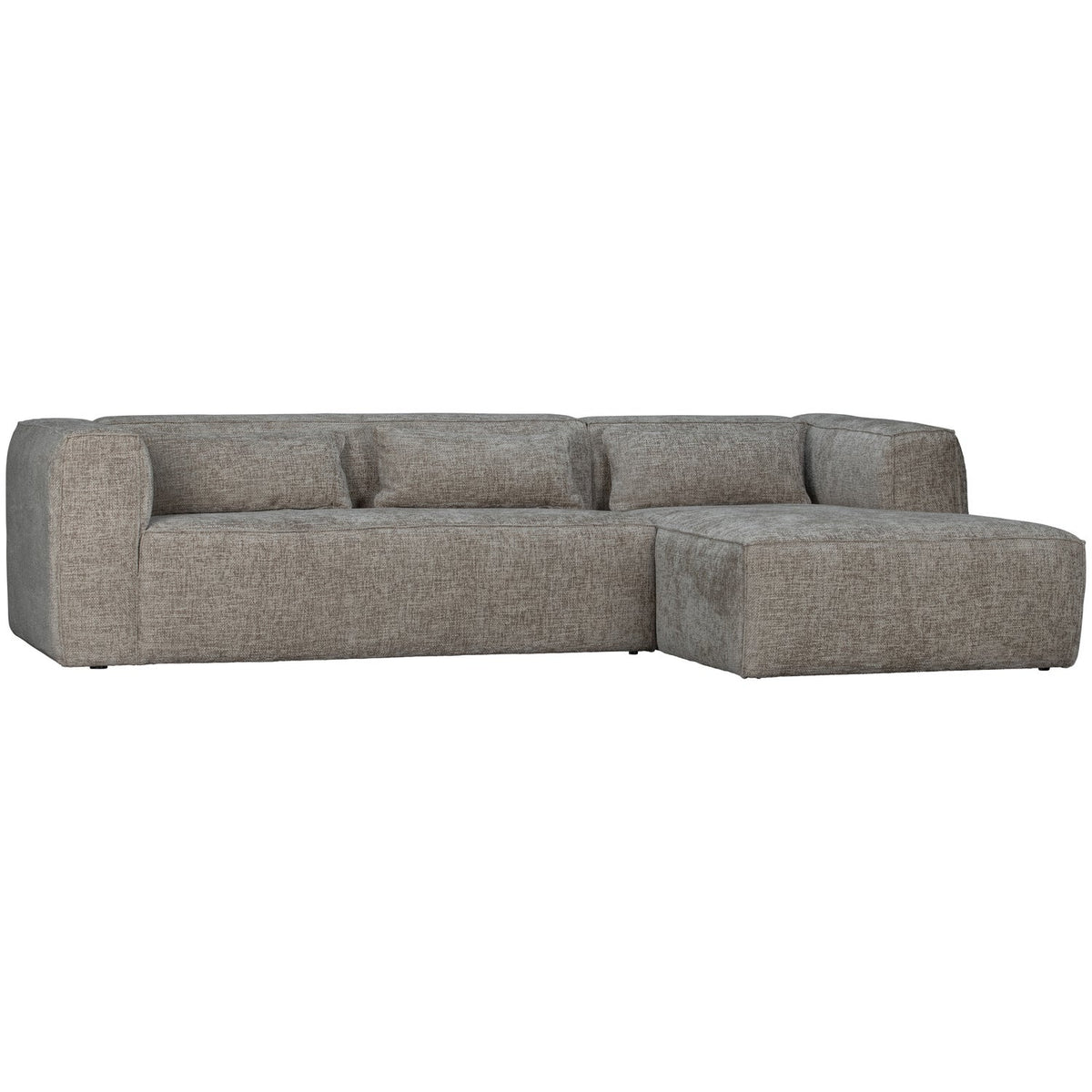 BEAN CORNER SOFA RIGHT CHUNKY MELANGE TRAVERTIN