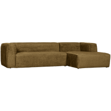 Load image into Gallery viewer, BEAN CORNER SOFA RIGHT STRUCTURE VELVET SPICES