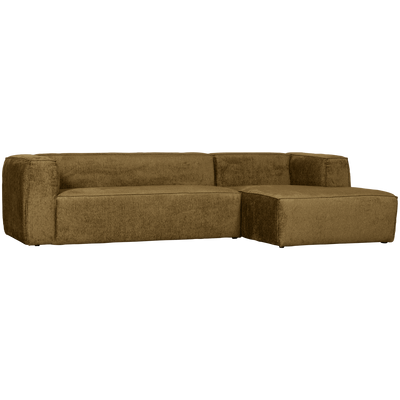 BEAN CORNER SOFA RIGHT STRUCTURE VELVET SPICES
