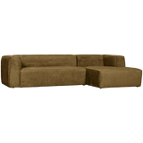 BEAN CORNER SOFA RIGHT STRUCTURE VELVET SPICES