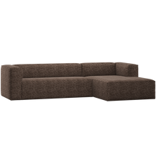 Laden Sie das Bild in den Galerie-Viewer, BEAN CORNER SOFA RIGHT BROWN MELANGE