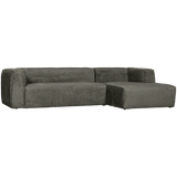 BEAN CORNER SOFA RIGHT STRUCTURE VELVET WATERPLANT