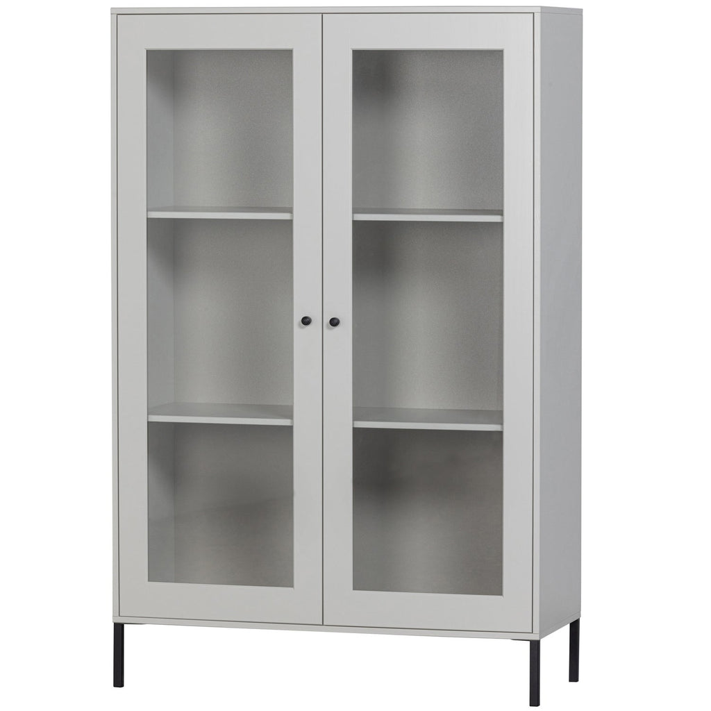 XAM DISPLAY CABINET PINE CLOUD GREY [fsc]