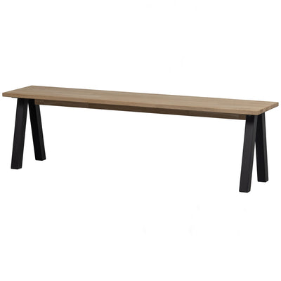 TABLO DINING BENCH OAK WITH UTRECHT LEG [fsc]