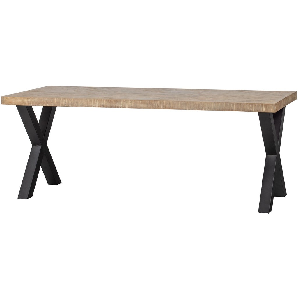 TABLO TABLE MANGO HERRINGBONE 200X90 ALKMAAR LEG