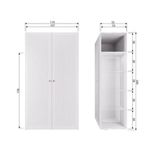 Laden Sie das Bild in den Galerie-Viewer, SIPKE WARDROBE PINE WHITE [fsc]