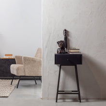 Laden Sie das Bild in den Galerie-Viewer, SKYBOX SIDETABLE MANGO WOOD/METAL BLACK