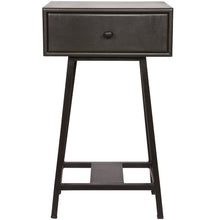 Laden Sie das Bild in den Galerie-Viewer, SKYBOX SIDETABLE MANGO WOOD/METAL BLACK