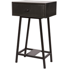Laden Sie das Bild in den Galerie-Viewer, SKYBOX SIDETABLE MANGO WOOD/METAL BLACK