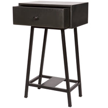 Laden Sie das Bild in den Galerie-Viewer, SKYBOX SIDETABLE MANGO WOOD/METAL BLACK