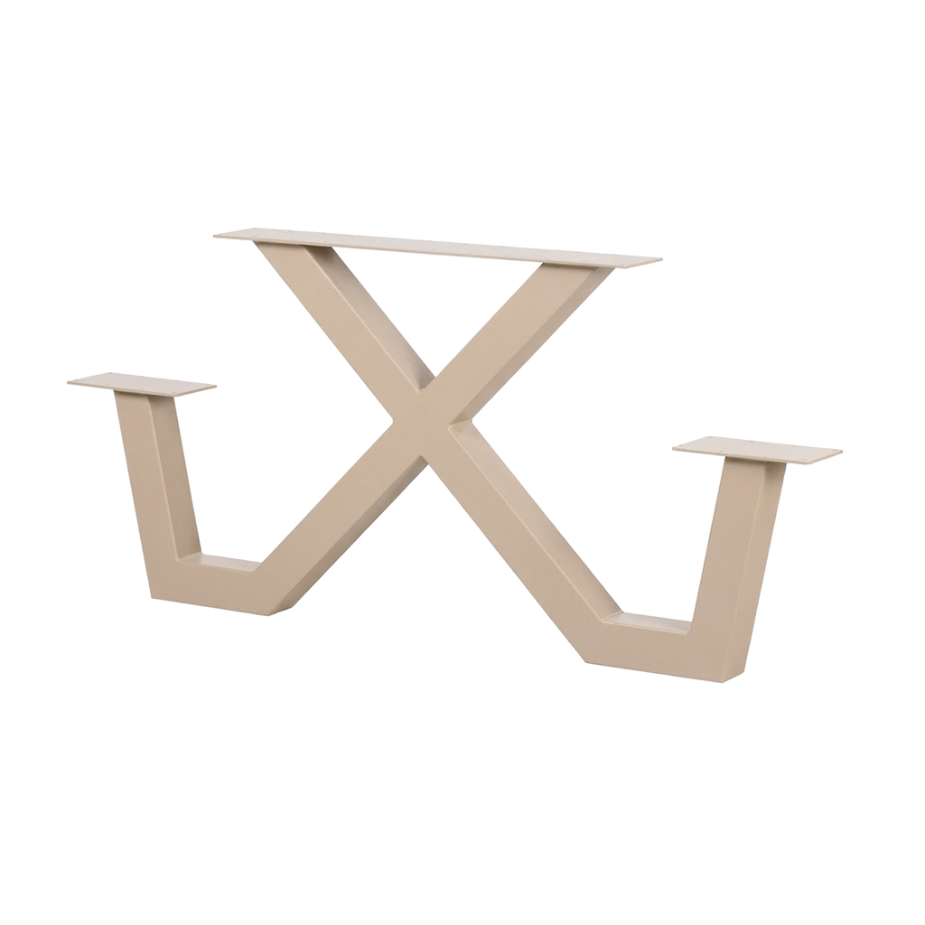 TABLO GARDEN X-LEG PICNIC METAL SAND - 1 PIECE