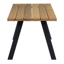 Load image into Gallery viewer, TABLO GARDEN TABLE AYOUS NATURAL WITH A-LEG METAL [fsc]