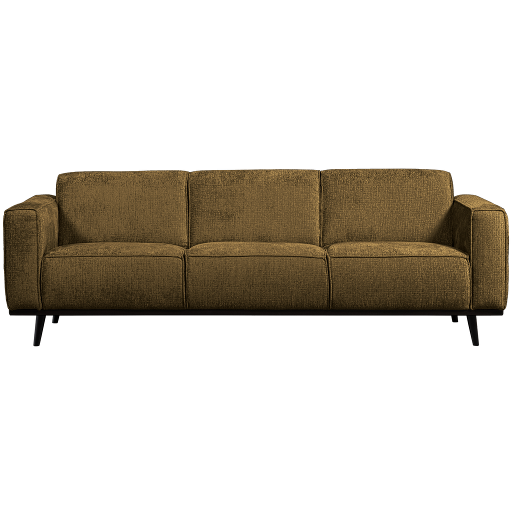 STATEMENT 3-SEATER SOFA 230 CM STRUCTURE VELVET BRASS