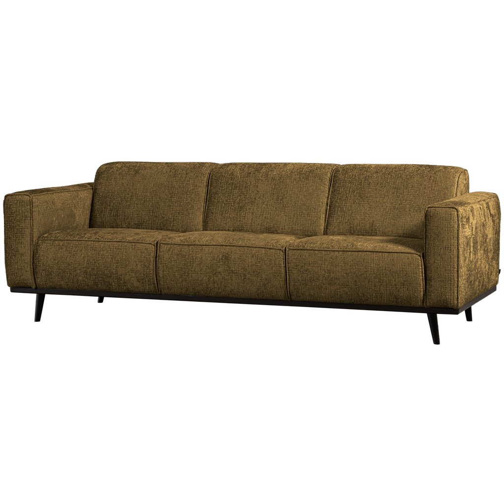 STATEMENT 3-SEATER SOFA 230 CM STRUCTURE VELVET BRASS