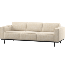 Laden Sie das Bild in den Galerie-Viewer, STATEMENT 3-SEATER SOFA SOFA 230 CM BEIGE MELANGE