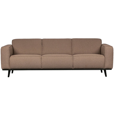 STATEMENT 3-SEATER SOFA 230 CM BOUCLE NOUGAT
