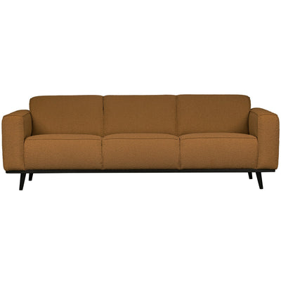 STATEMENT 3-SEATER SOFA 230 CM BOUCLE BUTTER YELLOW