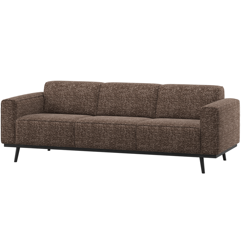 STATEMENT 3-SEATER SOFA SOFA 230 CM BROWN MELANGE