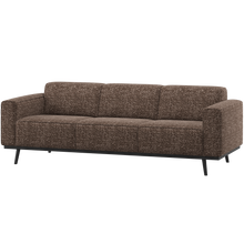 Laden Sie das Bild in den Galerie-Viewer, STATEMENT 3-SEATER SOFA SOFA 230 CM BROWN MELANGE