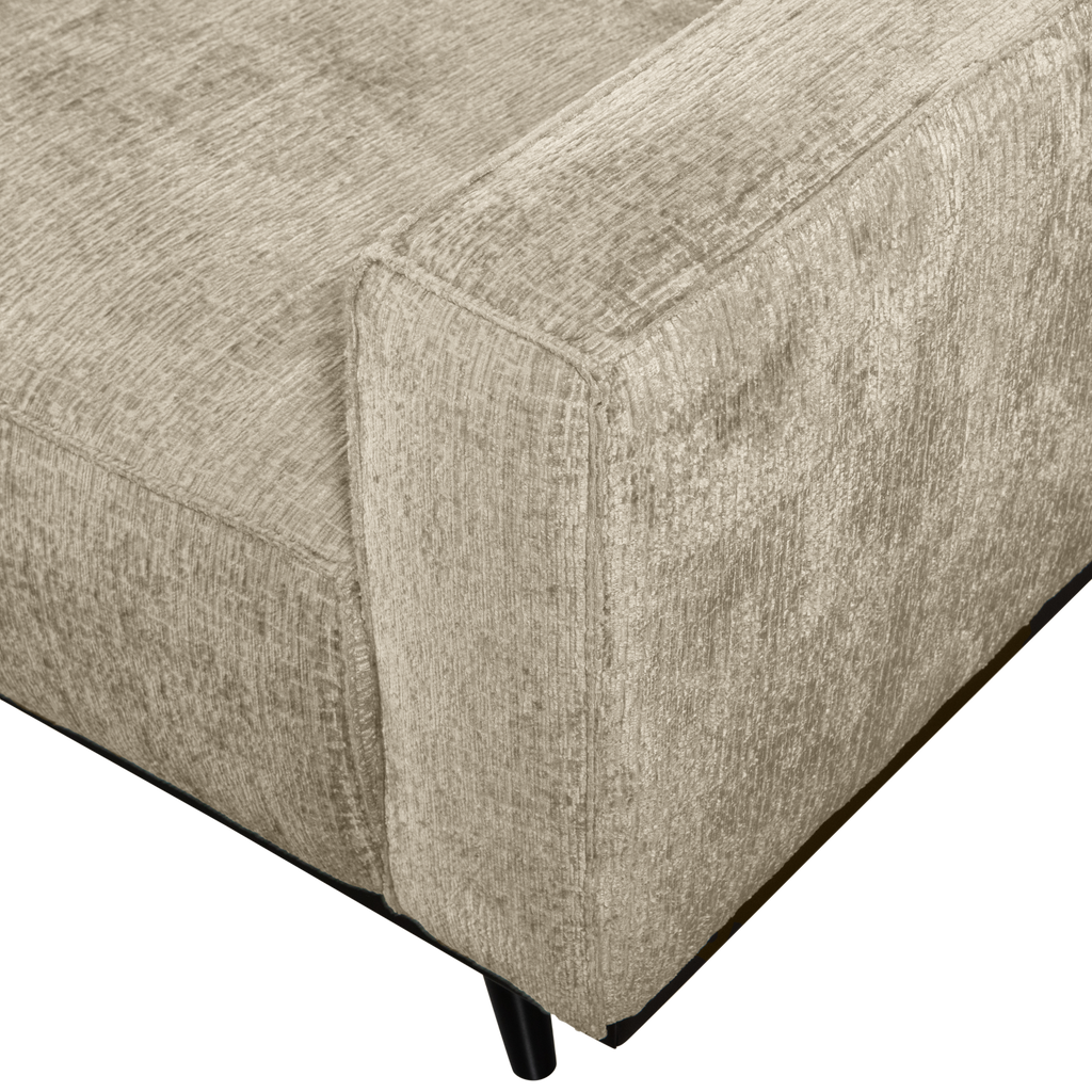 STATEMENT 3-SEATER SOFA 230 CM STRUCTURE VELVET WHEATFIELD