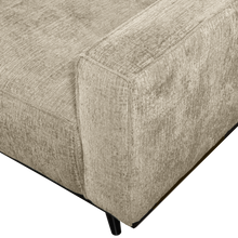 Laden Sie das Bild in den Galerie-Viewer, STATEMENT 3-SEATER SOFA 230 CM STRUCTURE VELVET WHEATFIELD
