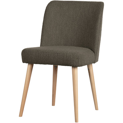 FORCE DINING CHAIR BOUCLE BROWN
