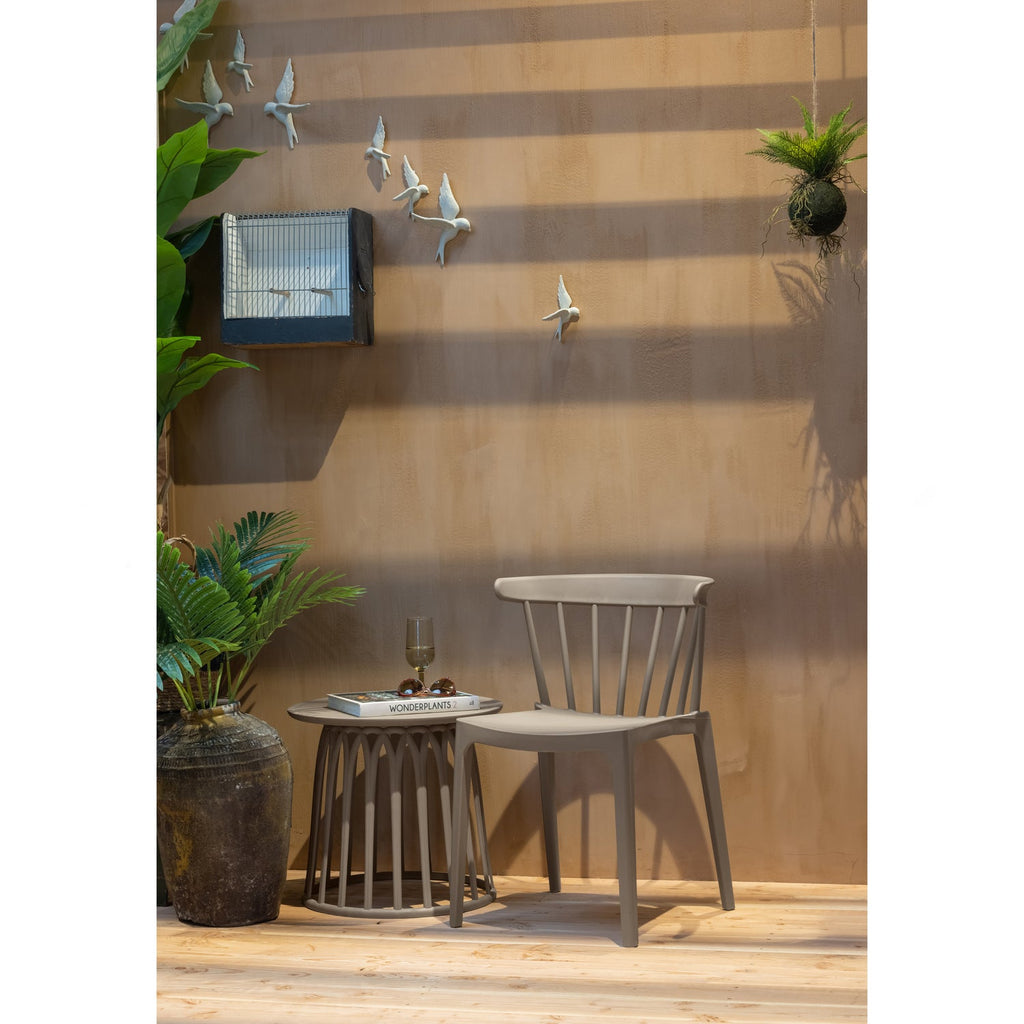 BOY GARDEN COFFEE TABLE PLASTIC TAUPE