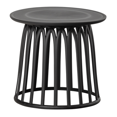 BOY GARDEN SIDE TABLE PLASTIC BLACK
