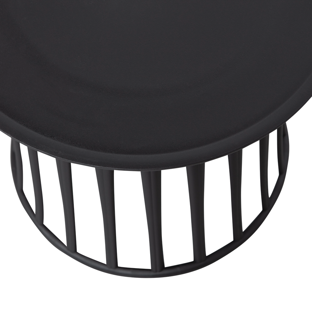 BOY GARDEN SIDE TABLE PLASTIC BLACK