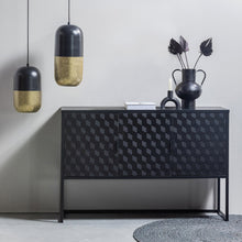 Load image into Gallery viewer, TIRSA HANGING LAMP 46 CM METAL BLACK/BRASS