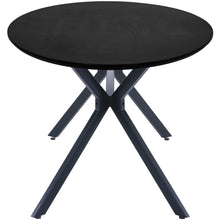 Charger l'image dans la galerie, BRUNO DINING TABLE OVAL MDF BLACK 220x100CM