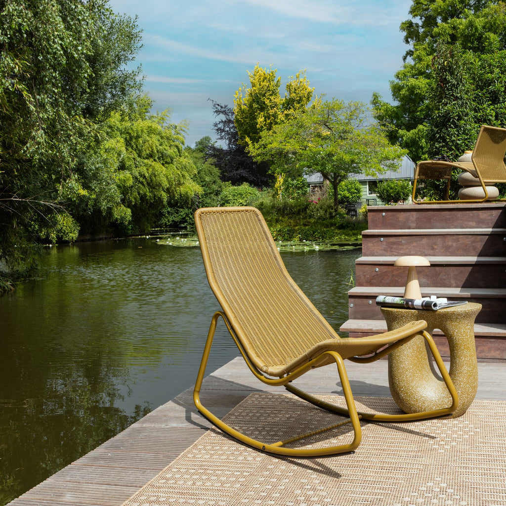 TOM GARDEN ROCKING CHAIR HONEY YELLOW