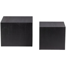 Load image into Gallery viewer, SANNE SIDE TABLES BLACK - SET OF 2