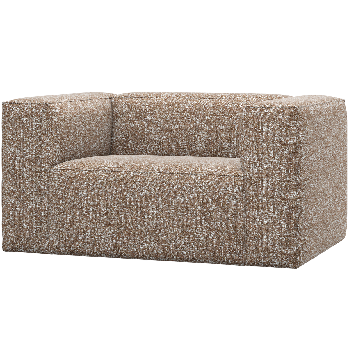 BEAN ARMCHAIR LIGHT BROWN MELANGE