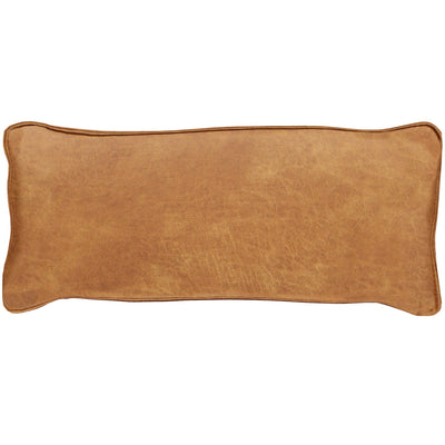 BEAN CUSHION ECO LEATHER COGNAC
