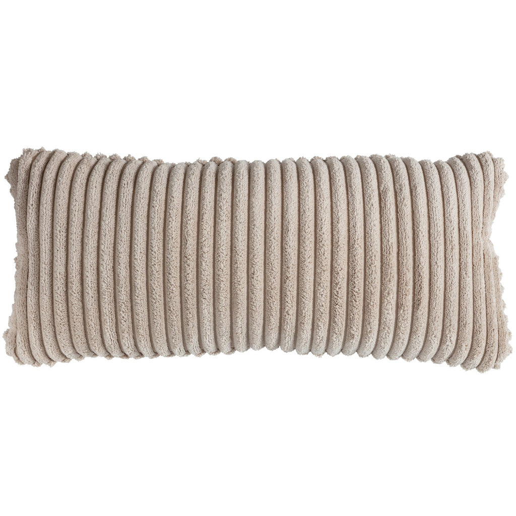 BEAN CUSHION RIB FABRIC TRAVERTIN