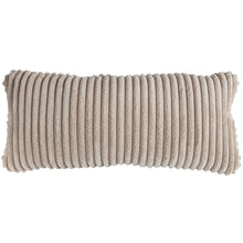 Cargar imagen en el visor de la galería, BEAN CUSHION RIB FABRIC TRAVERTIN